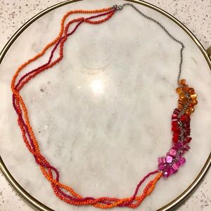 Vintage Multi-strand Coral Necklace